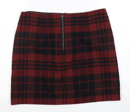 Marks & Spencer Women's Multicoloured Plaid Skirt Size 12