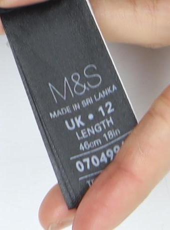 Marks & Spencer Women's Multicoloured Plaid Skirt Size 12