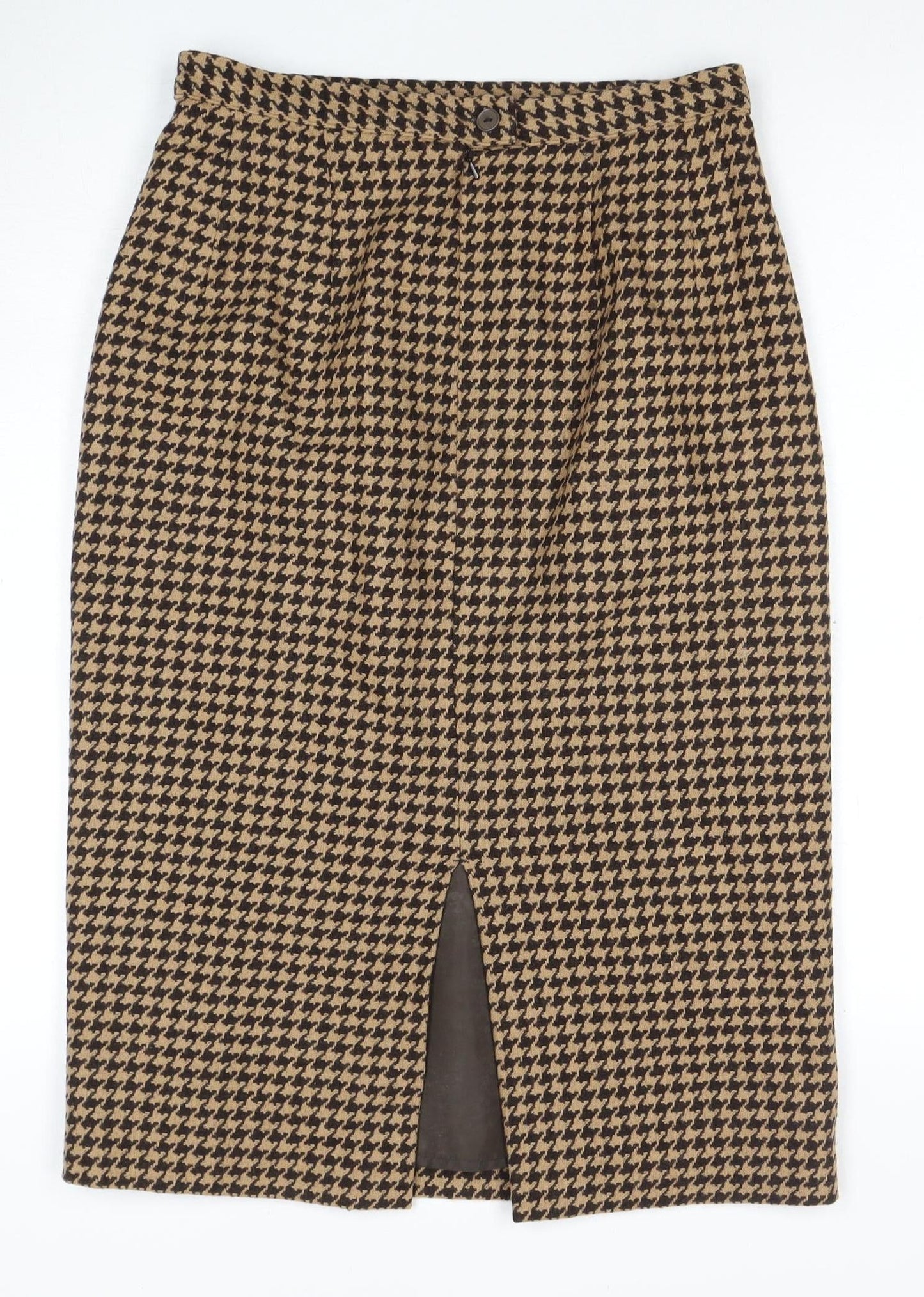 Marks and Spencer Women's Brown Midi Pencil Skirt, Size 12