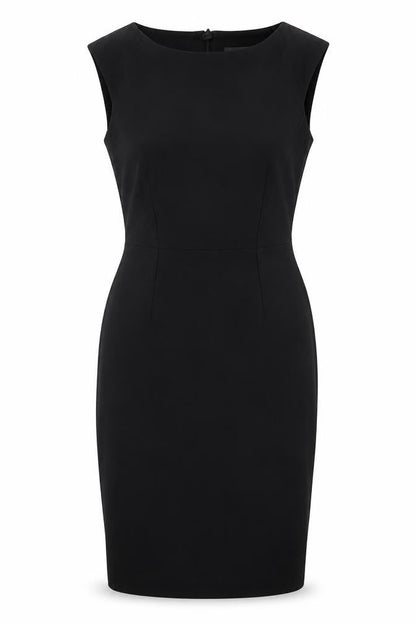 Next Women's Black Sheath Dress Size 14 Sleeveless