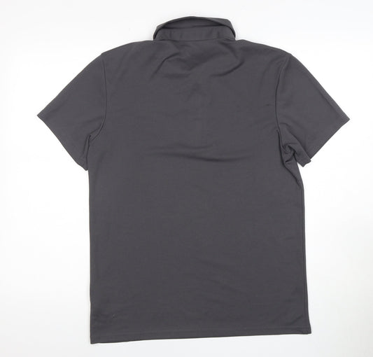 Everlast Men's Black Polo Shirt M Short Sleeve Casual