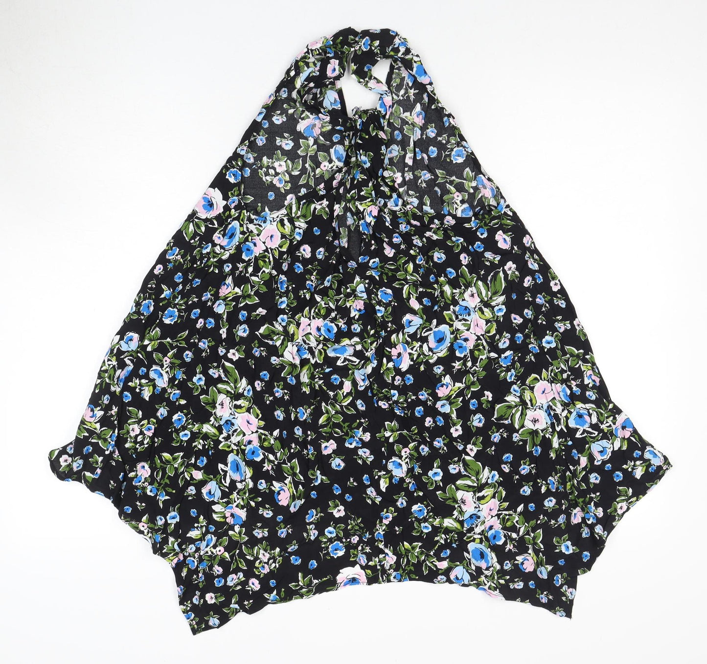 Womens UK Size 10 Zara Black Camisole Blouse