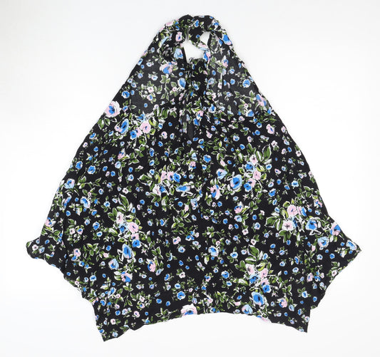 Womens UK Size 10 Zara Black Camisole Blouse