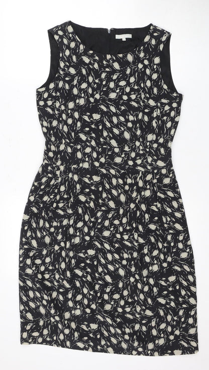 Kew Women's Black Silk Sheath Dress Size 10
