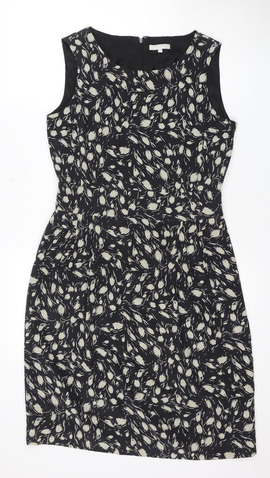 Kew Women's Black Silk Sheath Dress Size 10