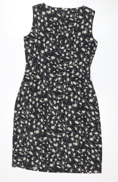 Kew Women's Black Silk Sheath Dress Size 10