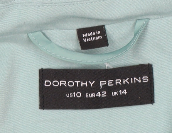 Dorothy Perkins Green Women's Blazer Size 14