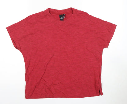 Adidas Women's Red T-Shirt S - Gym & Training Activewear