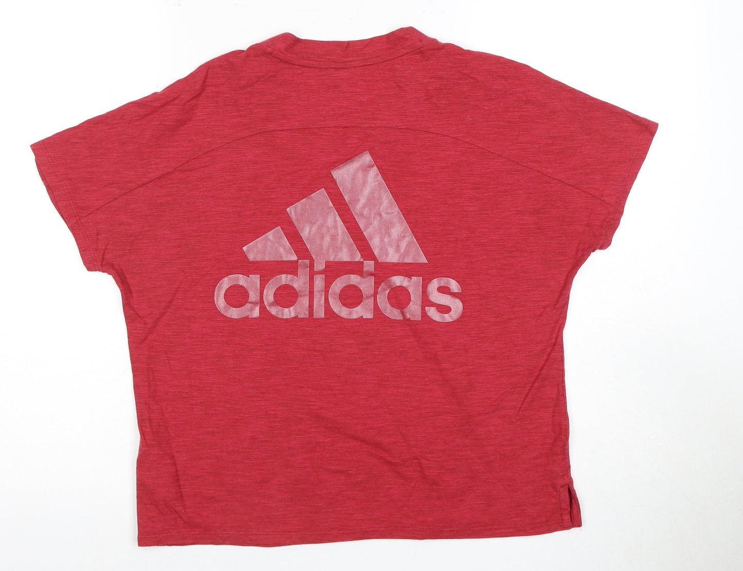 Adidas Women's Red T-Shirt S - Gym & Training Activewear