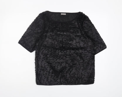 Womens UK Size L VERO MODA Black Basic Blouse