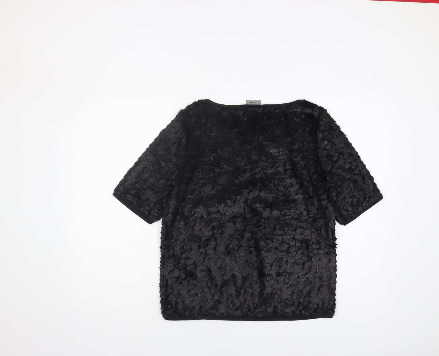 Womens UK Size L VERO MODA Black Basic Blouse