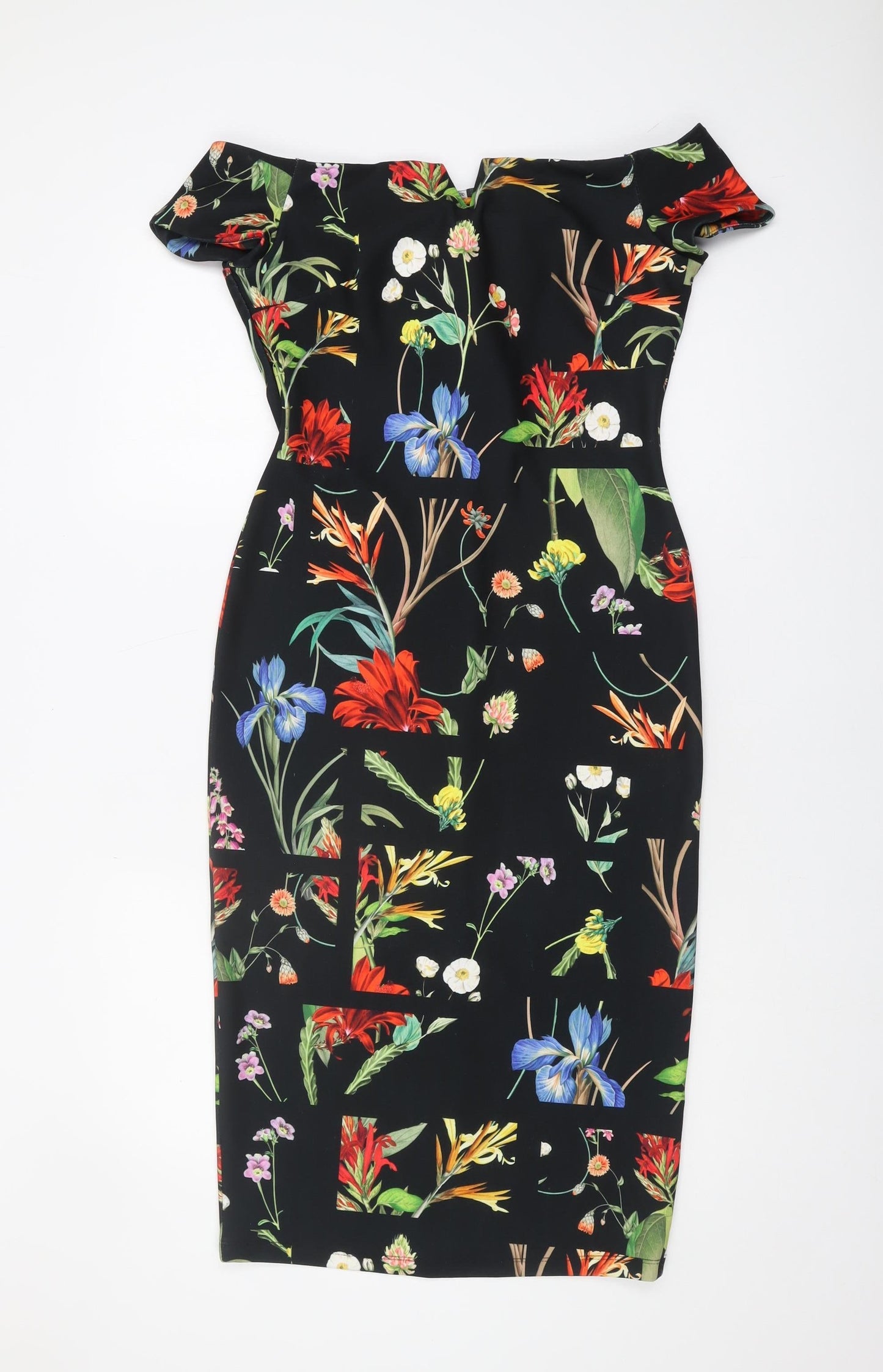 Next Women's Multicoloured Bodycon Dress Size 10