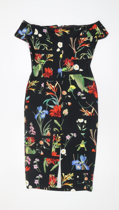 Next Women's Multicoloured Bodycon Dress Size 10