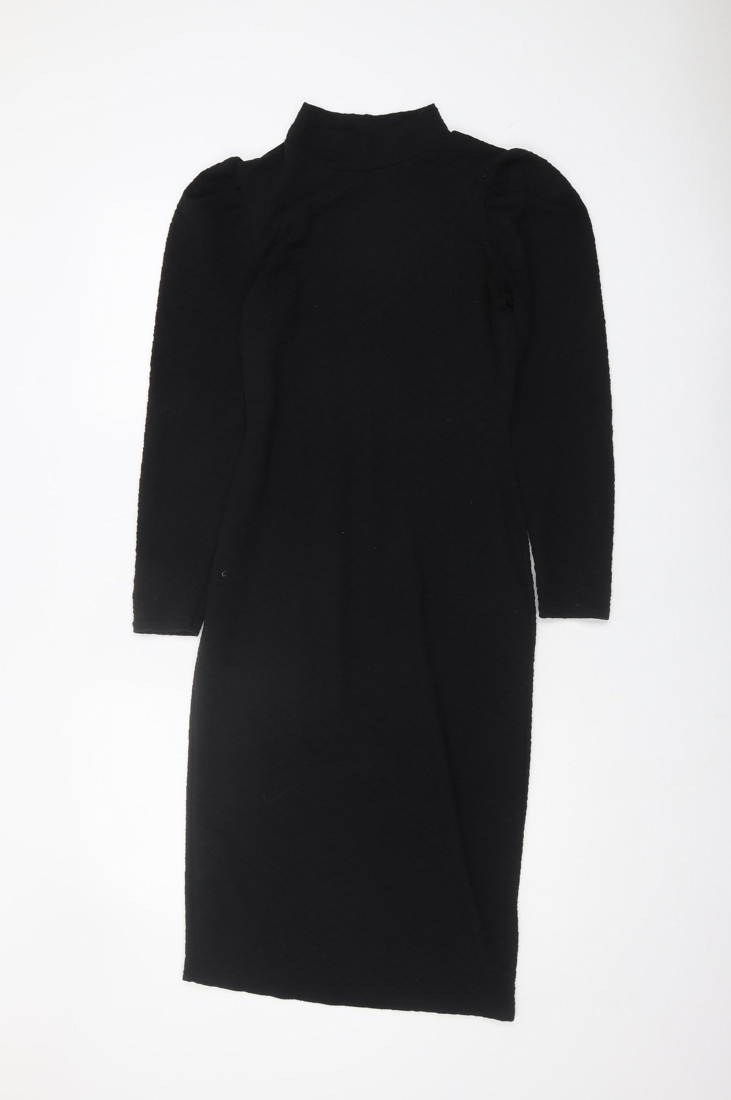 Oasis Women's Black Sheath Midi Dress, Size S