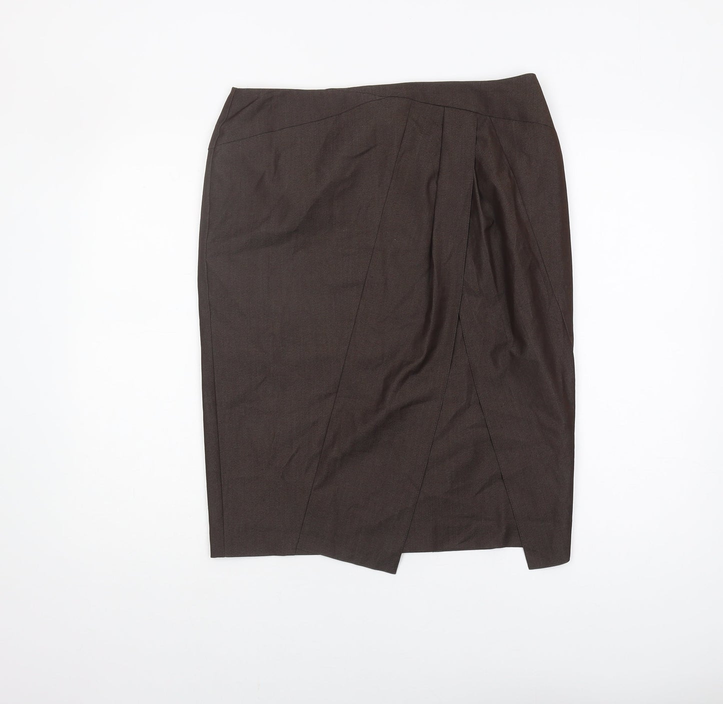 Next Women's Brown Pencil Skirt Size 14