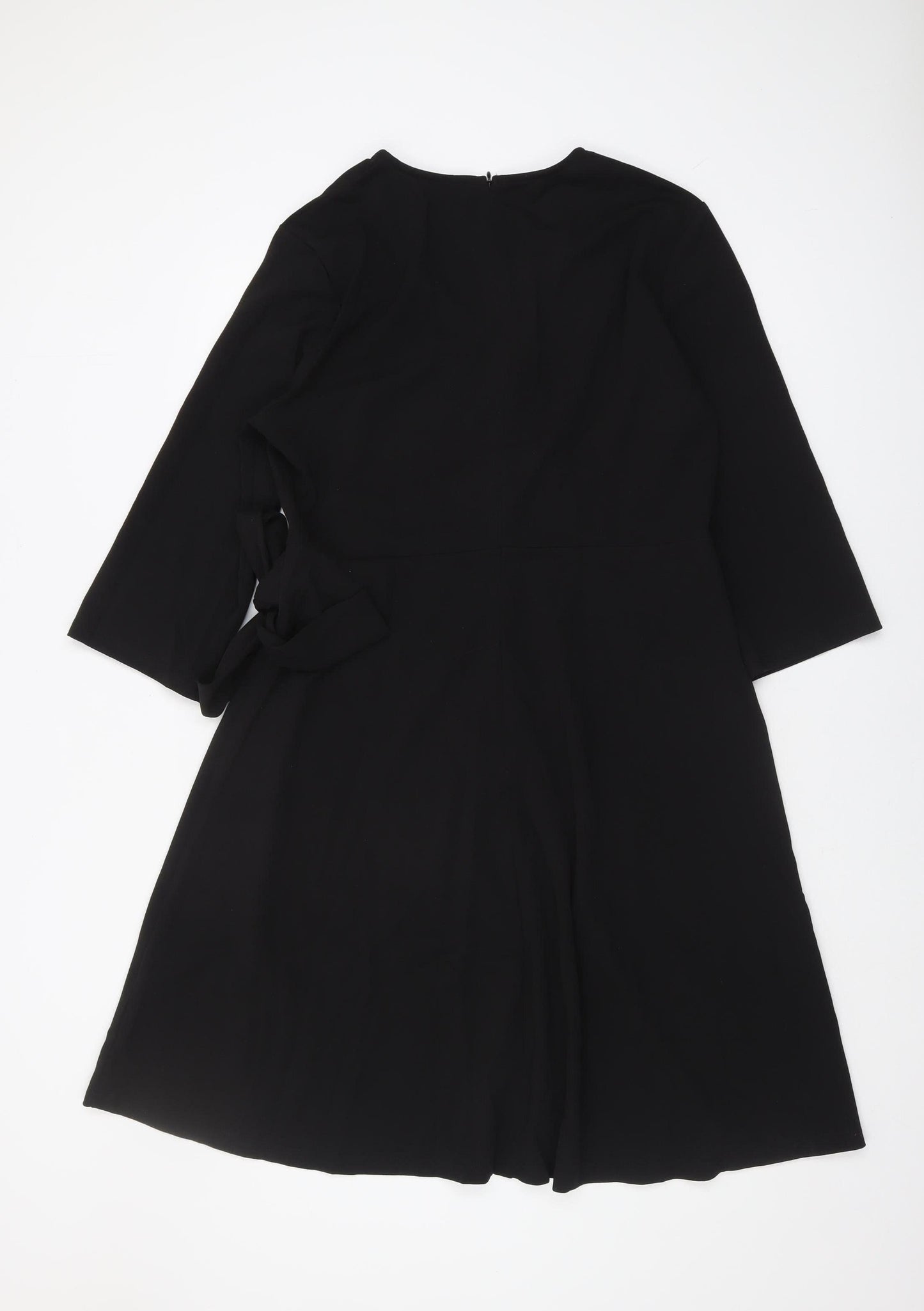 Grace Karin Women's Black XL Wrap Dress V-Neck Elegant