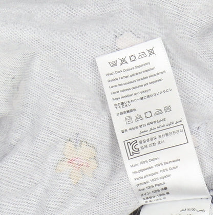 Joules Women's Blue Floral Cotton Dress, Size 8