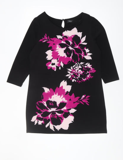 Womens UK Size L Klass Black Tunic Blouse