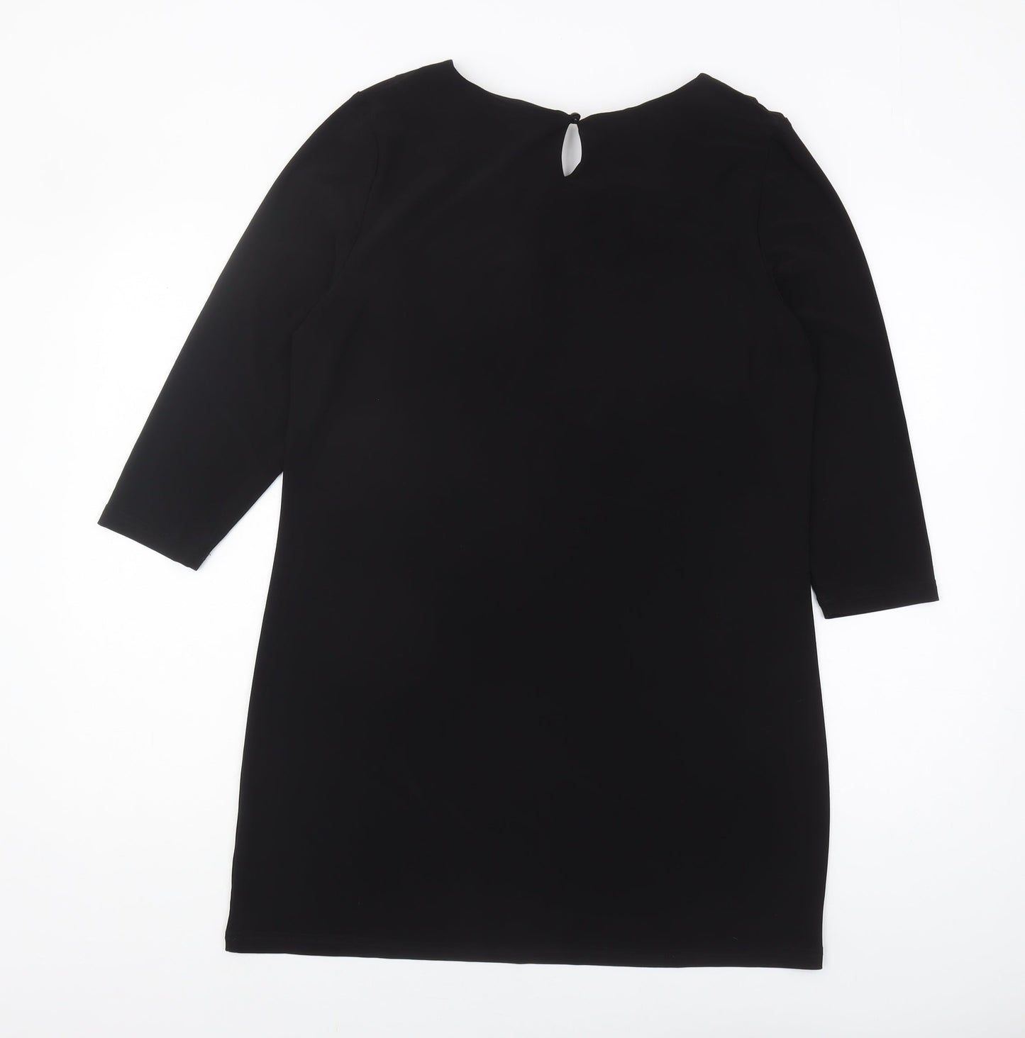 Womens UK Size L Klass Black Tunic Blouse