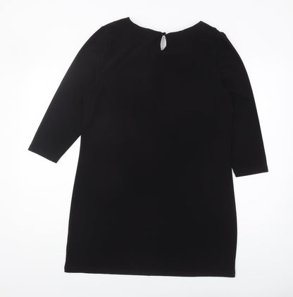 Womens UK Size L Klass Black Tunic Blouse