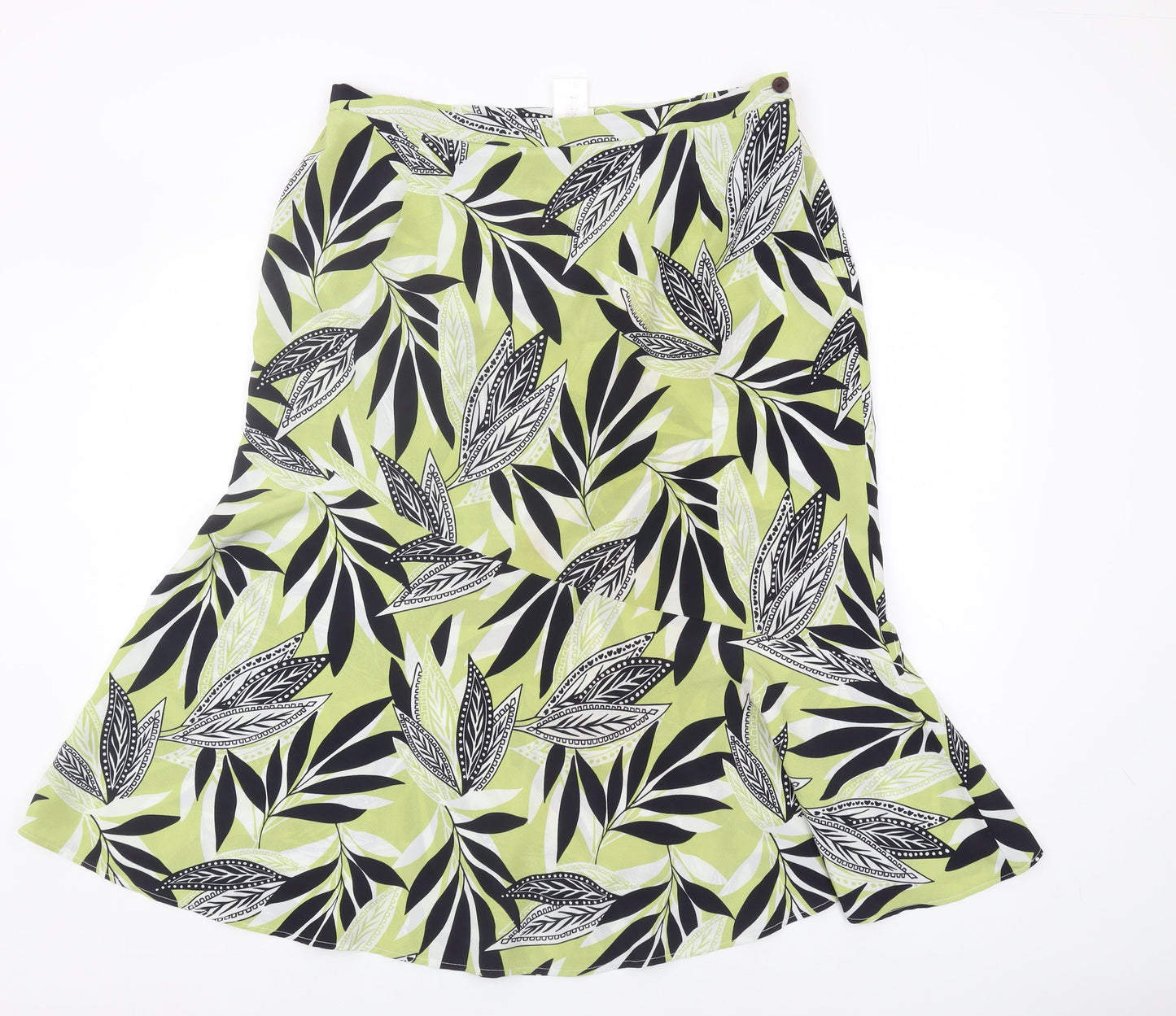 Eastex Women's Multicoloured Floral Flare Skirt, Size 18