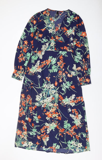 Elli White Women's Floral Midi Dress M New