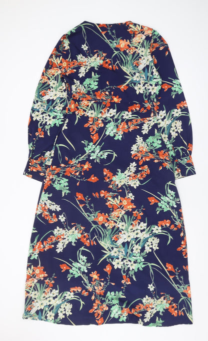 Elli White Women's Floral Midi Dress M New