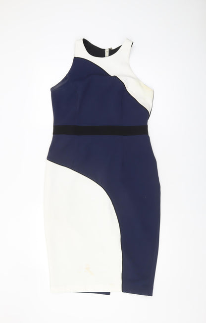 River Island Women’s Multicoloured Bodycon Dress Size 12