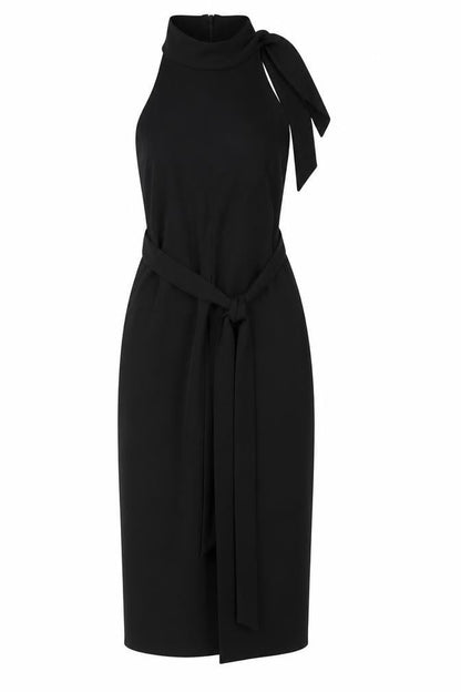 River Island Black Halter Dress, Women Size 8, Party Wear