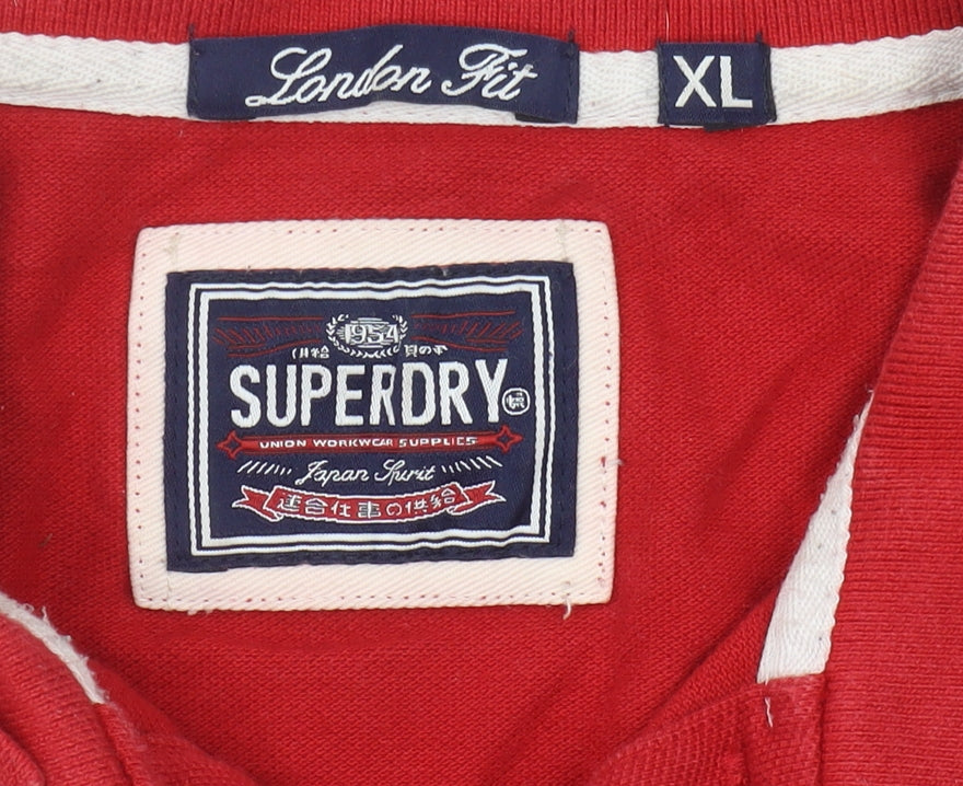 Mens UK Size XL Superdry Cotton Polo Shirt