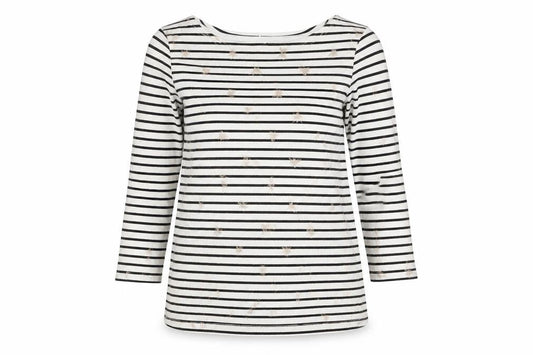 Womens UK Size 8 Joules Multicoloured Basic T-Shirt