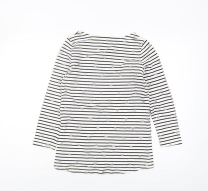 Womens UK Size 8 Joules Multicoloured Basic T-Shirt