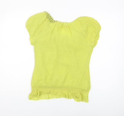 Womens UK Size 10 Ted Baker Green Basic Blouse