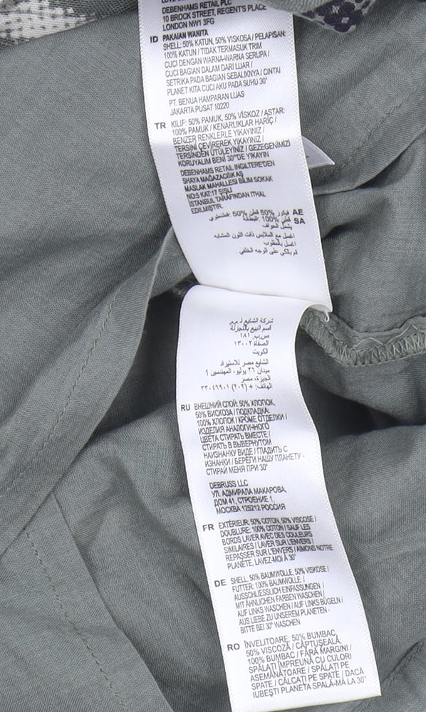 Maine New England Women's Green Floral Sleeveless Dress