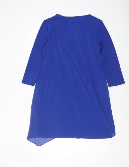 Womens UK Size 12 Phase Eight Blue Basic Blouse