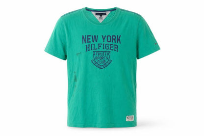 Mens UK Size L Tommy Hilfiger Green  T-Shirt