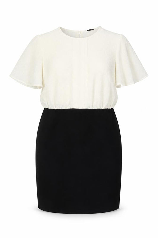 Next Women's Black Ivory Shift Dress - Size 16