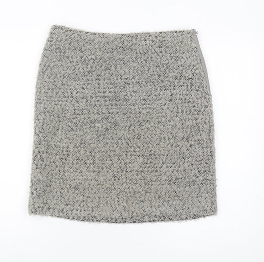 Marks and Spencer Grey Knee-Length Pencil Skirt 12 Women