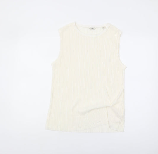 Jack Wills Women's Ivory Tank Top Size 8
