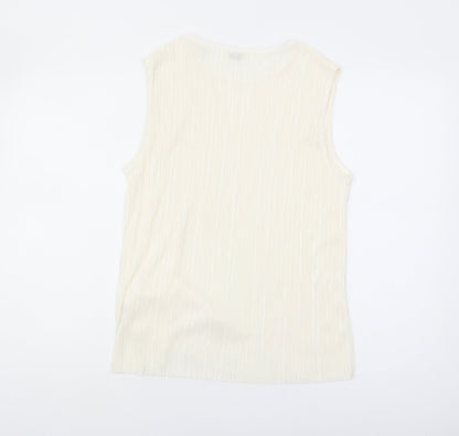 Jack Wills Women's Ivory Tank Top Size 8