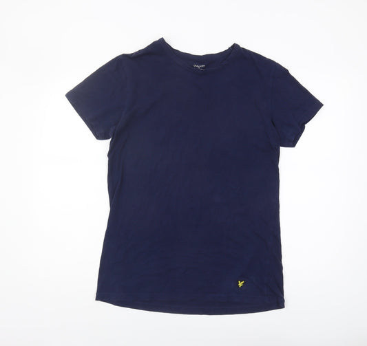 Lyle & Scott Men's Blue Crew Neck T-Shirt M