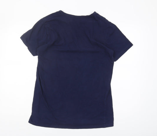 Lyle & Scott Men's Blue Crew Neck T-Shirt M