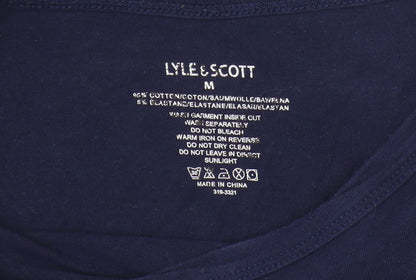 Lyle & Scott Men's Blue Crew Neck T-Shirt M