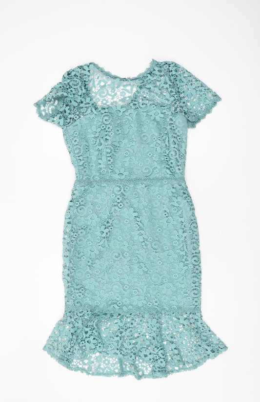 Paper Dolls Women’s Green Sheath Dress Size 10