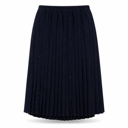 Stephen Women's Blue Pleated Midi Skirt Vintage