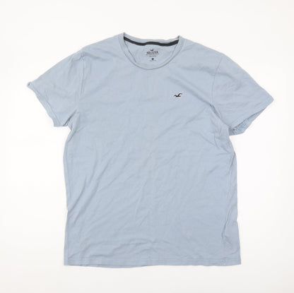 Mens UK Size L Hollister Blue  T-Shirt