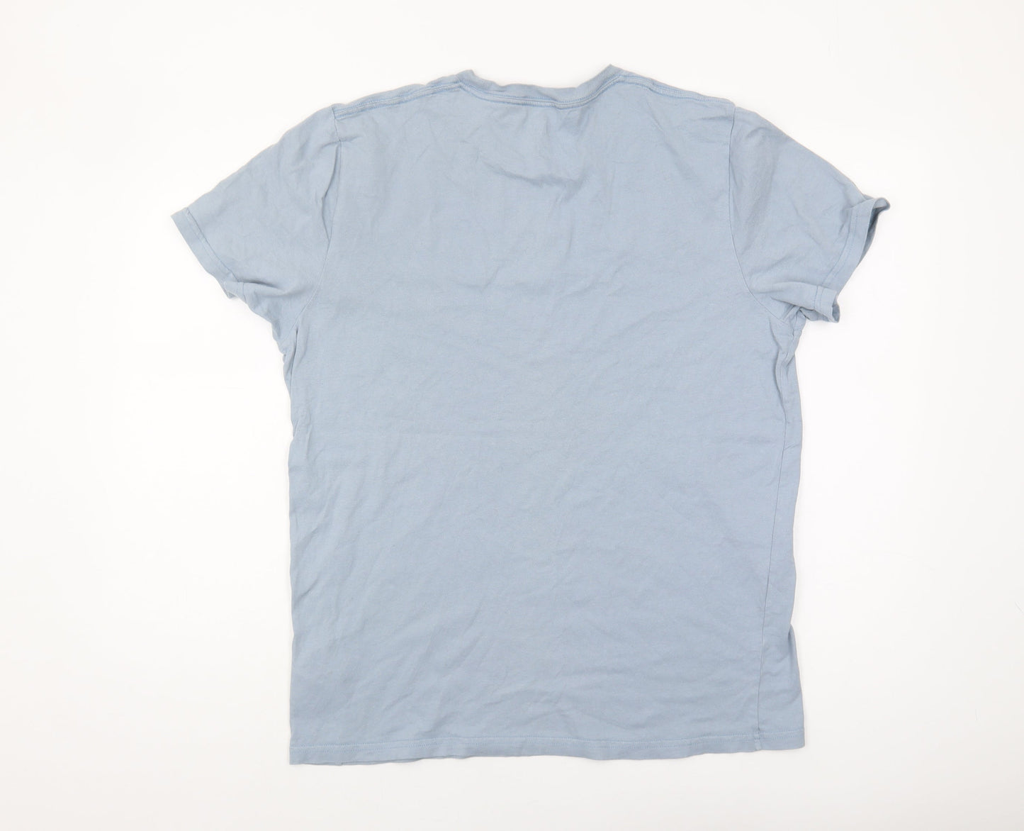Mens UK Size L Hollister Blue  T-Shirt