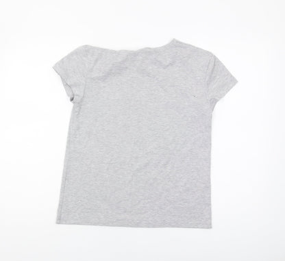 Unisex Adults UK Size S Friends Grey Basic T-Shirt