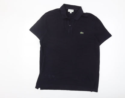 Lacoste Men's Black 2XL Polo Shirt Slim Fit
