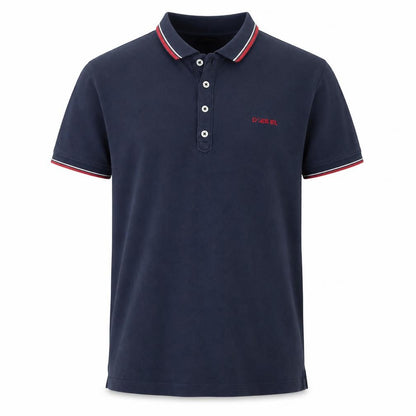 Diesel Men's Blue Polo Shirt Medium with Logo Accent